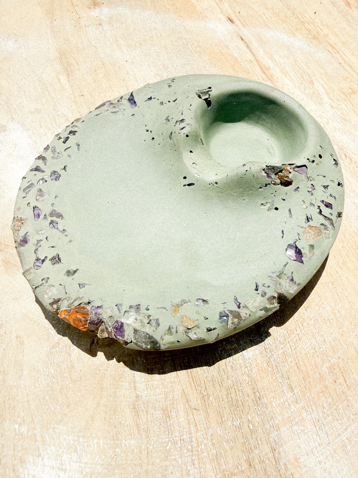 Weiß / Amethyst